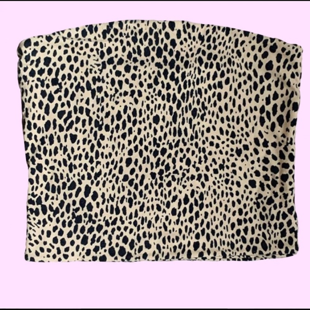 Brandy Melville Jenny Cheetah Tube Top